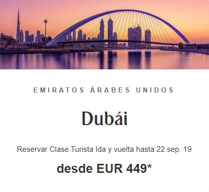 Emirates descuento para estudiantes